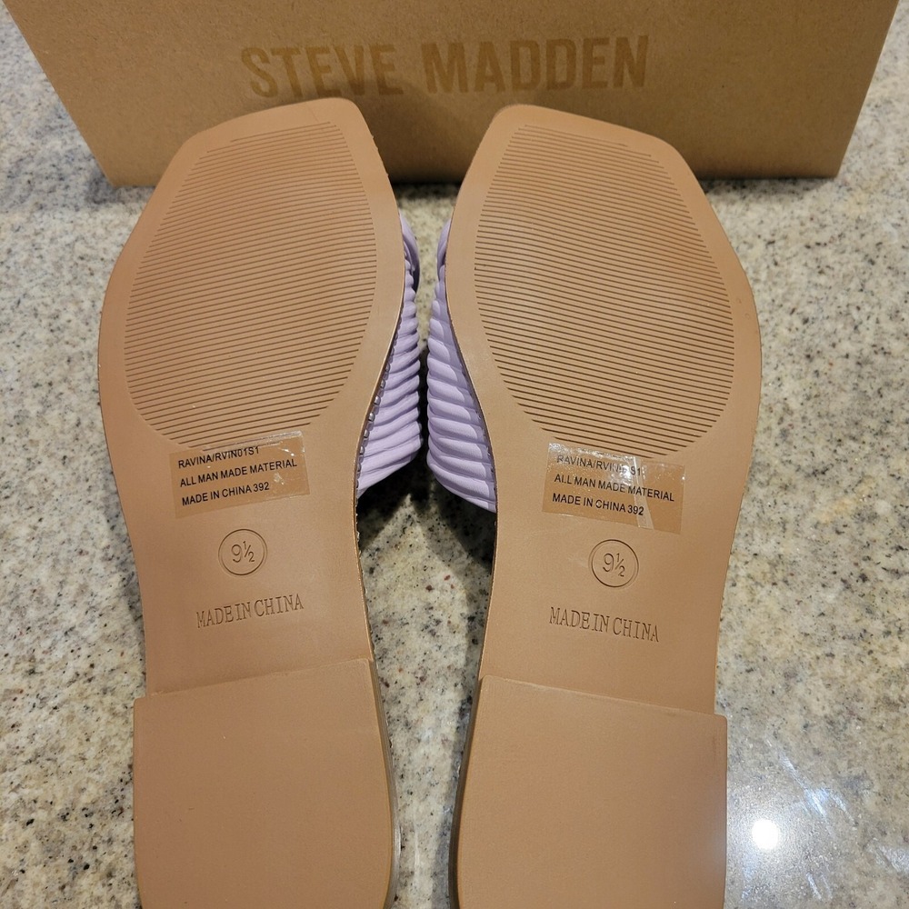 Steve Madden Womens Ravina Sandal Size 9.5 Color Lilac NIB - Picture 7 of 9
